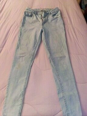 Levi's 721 High Waisted Baby Blue Jeans